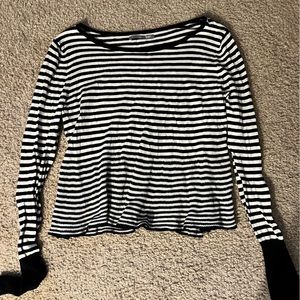 Rubbish Long Sleeve Peplum Top
